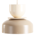 ARTERA PENDANT DISC LIGHT CREAM BEIGE - DYKE & DEAN
