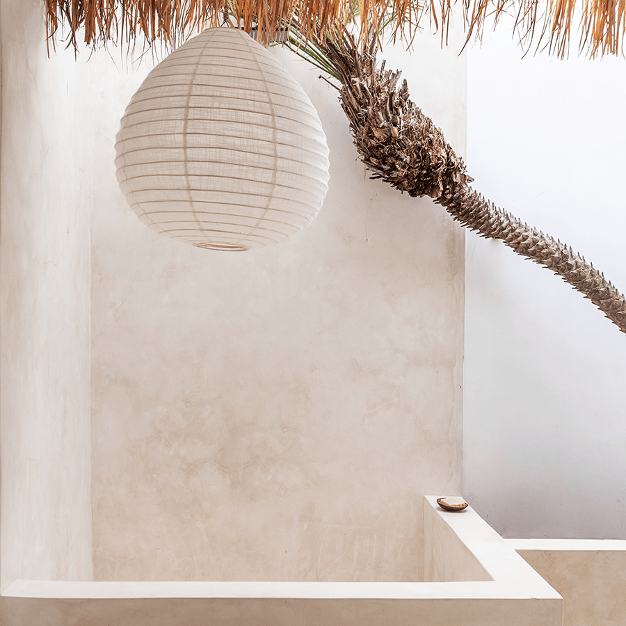 BALI LINEN LIGHT SHADE 50CM - DYKE & DEAN