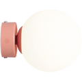 BALL GLOBE OPAL WALL CEILING LIGHT DUSTY CORAL - DYKE & DEAN