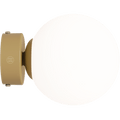 BALL GLOBE OPAL WALL CEILING LIGHT KHAKI - DYKE & DEAN