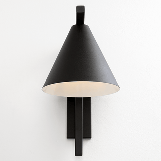 BATON CONE WALL LIGHT BLACK - DYKE & DEAN