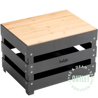BEVERAGE CRATE FIRE BASKET & GRILL OUTLET - DYKE & DEAN