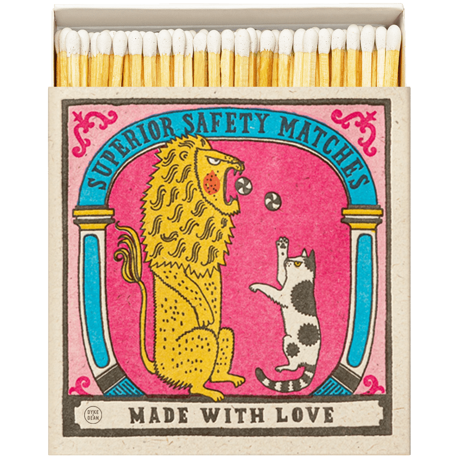 BIG CAT, LITTLE CAT LUXURY SAFETY MATCHES - DYKE & DEAN