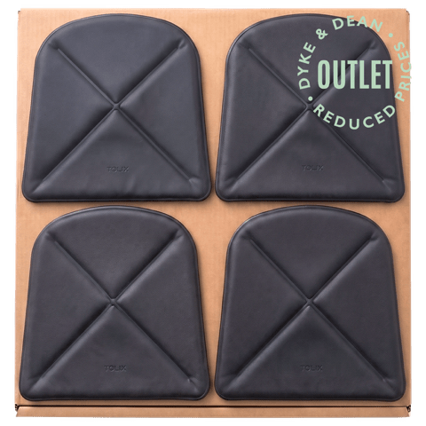 BLACK MAGNETIC NON SLIP TOLIX SEAT PAD OUTLET - DYKE & DEAN