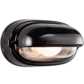 BLACK PORCELAIN BULKHEAD LAMP - DYKE & DEAN