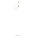 BLOOM OPAL GLOBES FLOOR LIGHT BEIGE - DYKE & DEAN