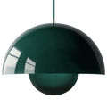 BLOOM POT PENDANT LAMP DARK GREEN LARGE - DYKE & DEAN
