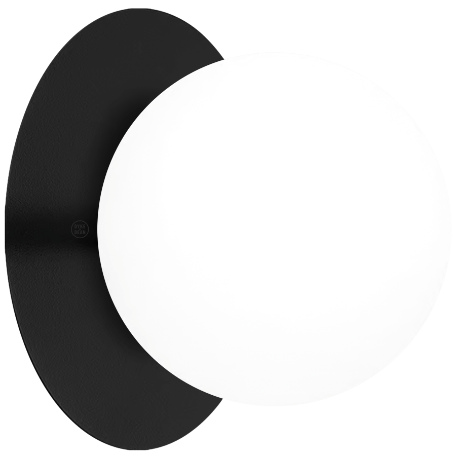 BORRA WATERPROOF WALL LIGHT BLACK - DYKE & DEAN