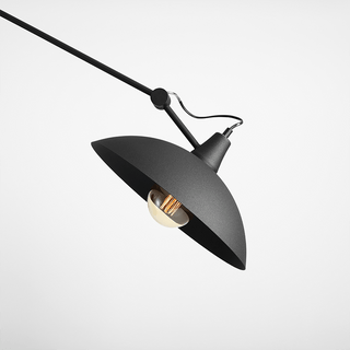 CANTILEVER ADJUSTABLE WALL CEILING LIGHT MELOS BLACK - DYKE & DEAN