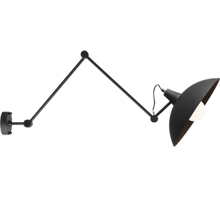 CANTILEVER ADJUSTABLE WALL CEILING LIGHT MELOS BLACK - DYKE & DEAN