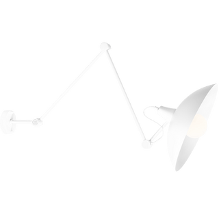 CANTILEVER ADJUSTABLE WALL CEILING LIGHT MELOS WHITE - DYKE & DEAN