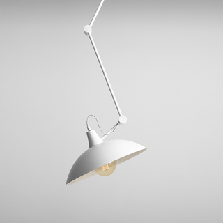 CANTILEVER ADJUSTABLE WALL CEILING LIGHT MELOS WHITE - DYKE & DEAN