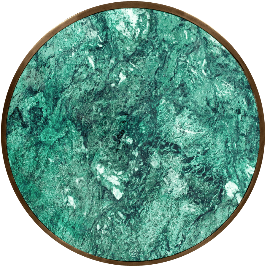 CARRARA GREEN GRANITE FRENCH BISTRO TABLE 24” - DYKE & DEAN