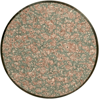 CARRARA PINK & GREY GRANITE FRENCH BISTRO TABLE 20” - DYKE & DEAN