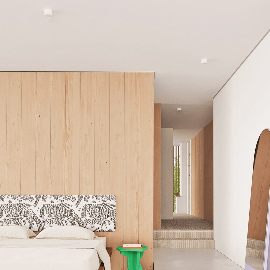 CEILING PUCK LIGHT WHITE - DYKE & DEAN