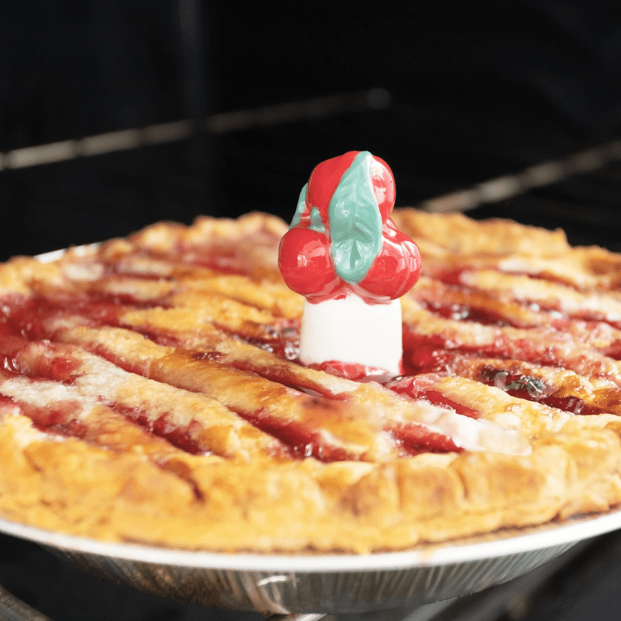 CERAMIC CHERRY PIE VENT PIE BIRD - DYKE & DEAN