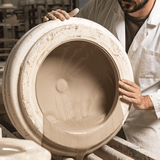 CERAMIC DOME PENDANT CUUC MEDIUM - DYKE & DEAN