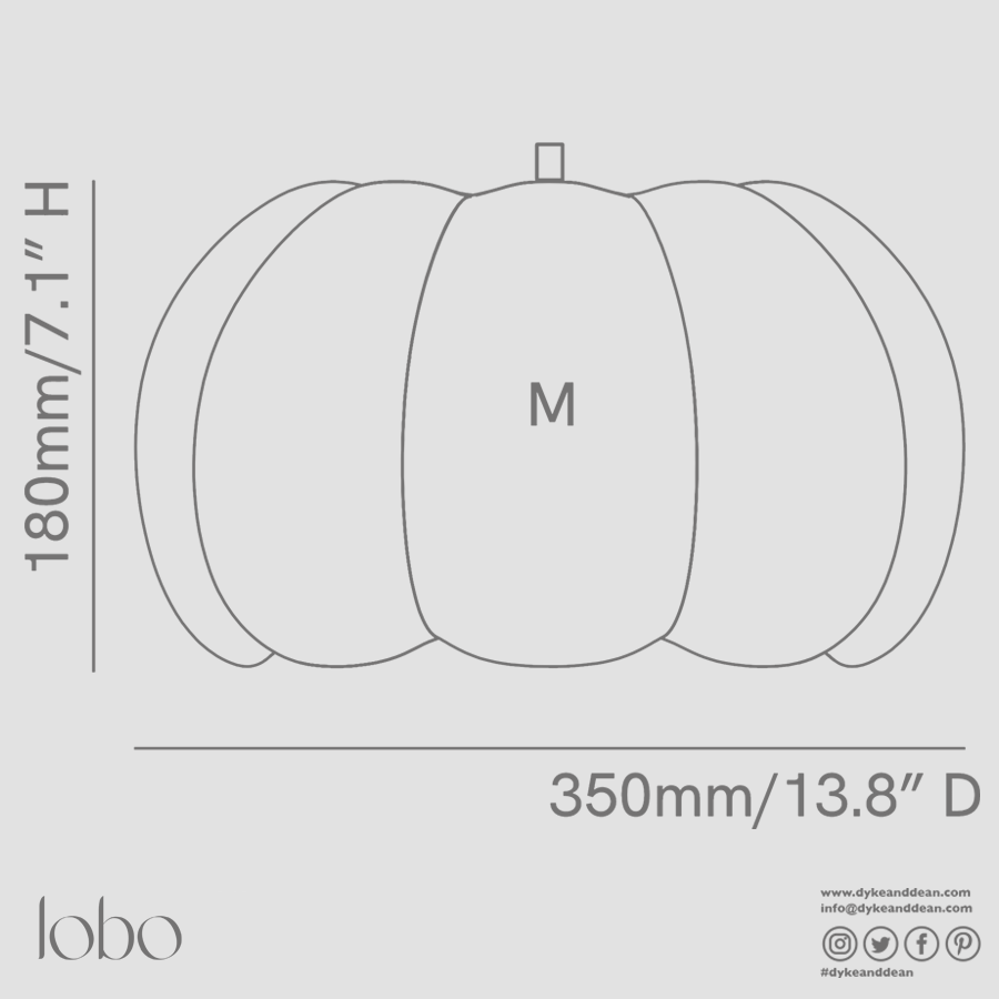 CERAMIC DOME PENDANT CUUC MEDIUM - DYKE & DEAN