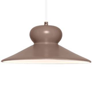CERAMIC DOME PENDANT OVA LARGE - DYKE & DEAN
