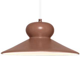 CERAMIC DOME PENDANT OVA LARGE - DYKE & DEAN