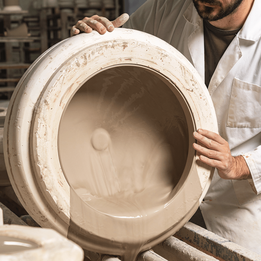 CERAMIC FLOOR LIGHT SURI - DYKE & DEAN