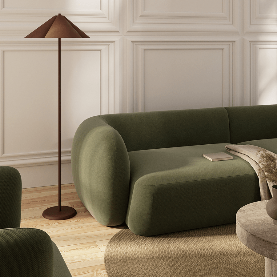 CERAMIC FLOOR LIGHT SURI - DYKE & DEAN