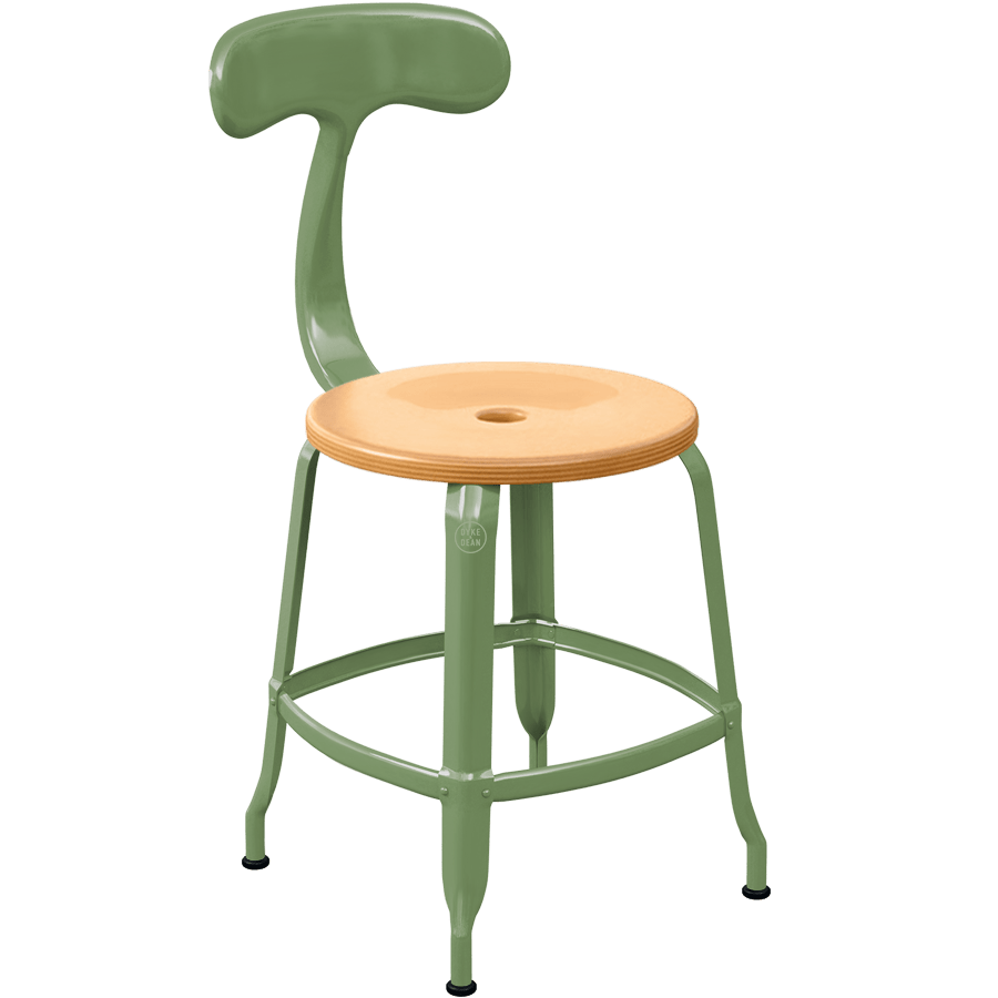 CHAISES NICOLLE METAL CHAIR WOOD 45 - DYKE & DEAN