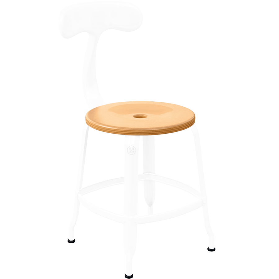 CHAISES NICOLLE METAL CHAIR WOOD 45 - DYKE & DEAN