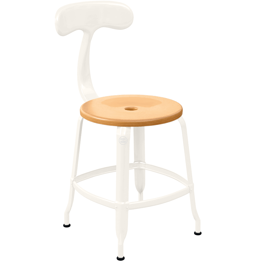 CHAISES NICOLLE METAL CHAIR WOOD 45 - DYKE & DEAN