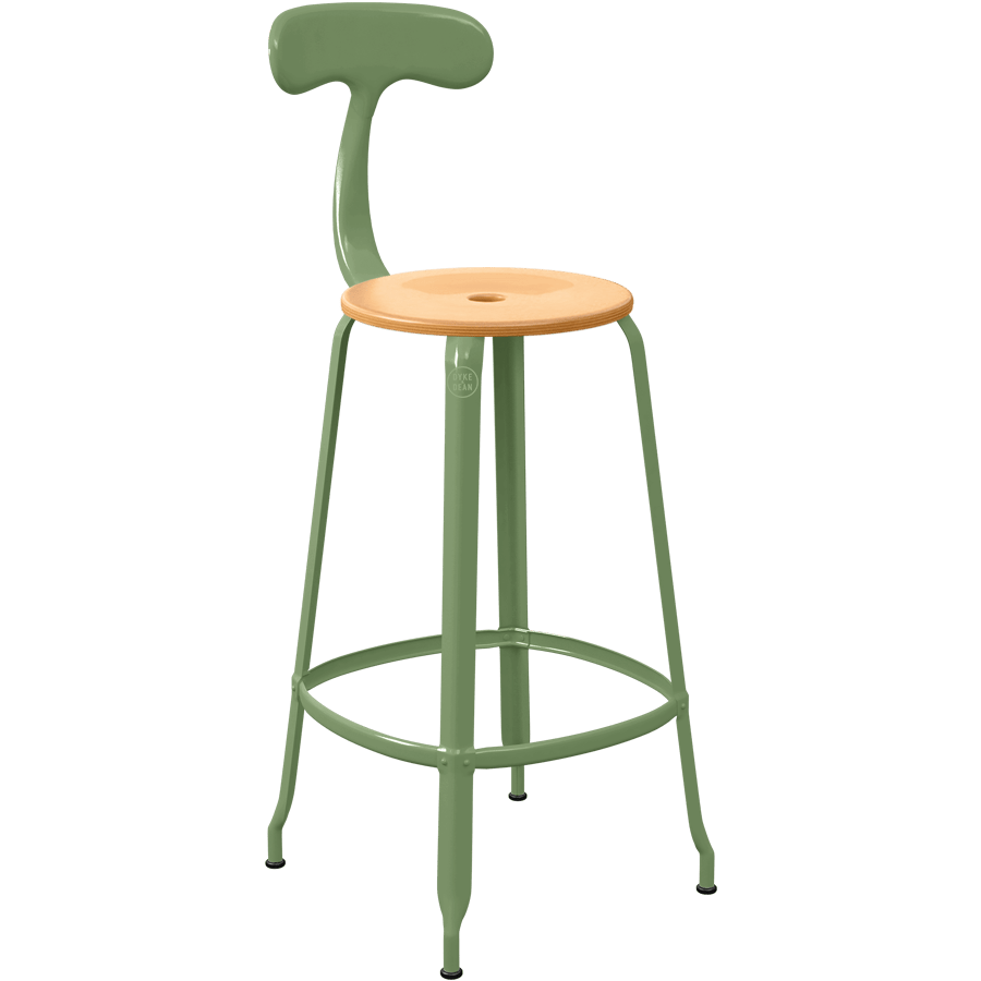 CHAISES NICOLLE METAL CHAIR WOOD 75 - DYKE & DEAN