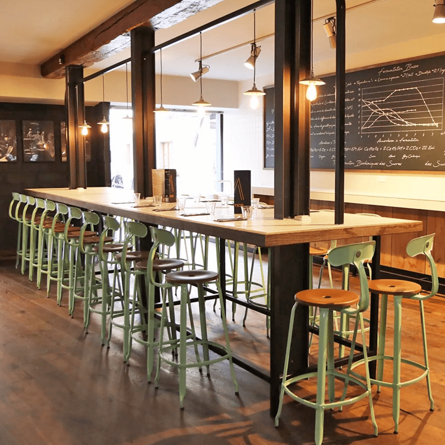 CHAISES NICOLLE METAL CHAIR WOOD 75 - DYKE & DEAN