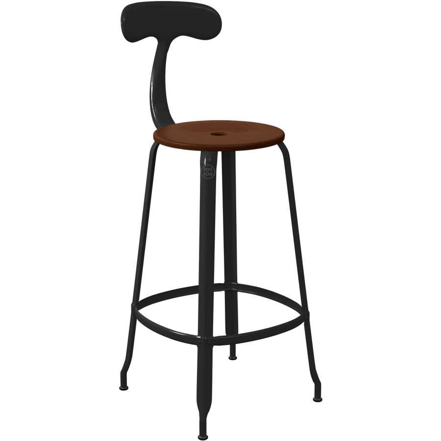 CHAISES NICOLLE METAL CHAIR WOOD 75 - DYKE & DEAN