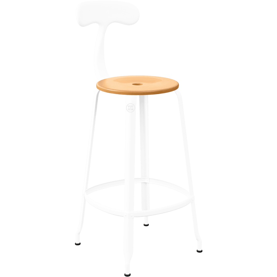 CHAISES NICOLLE METAL CHAIR WOOD 75 - DYKE & DEAN