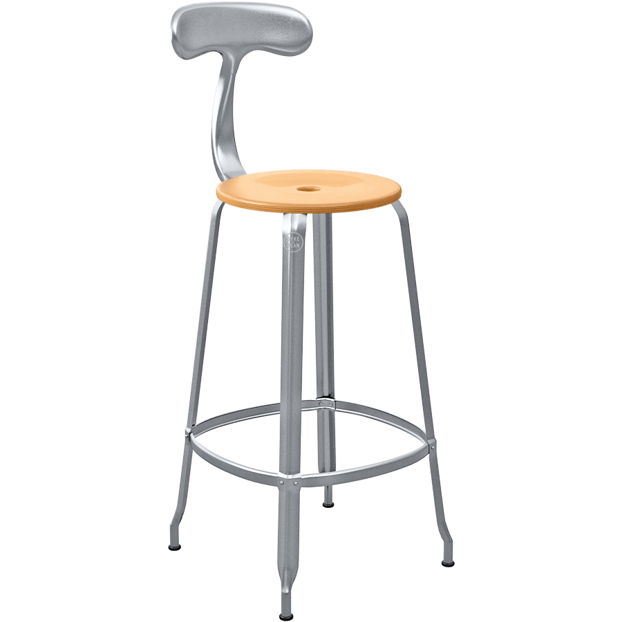 CHAISES NICOLLE METAL CHAIR WOOD 75 - DYKE & DEAN