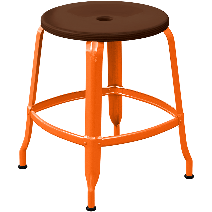 CHAISES NICOLLE METAL STOOL WOOD 45 - DYKE & DEAN