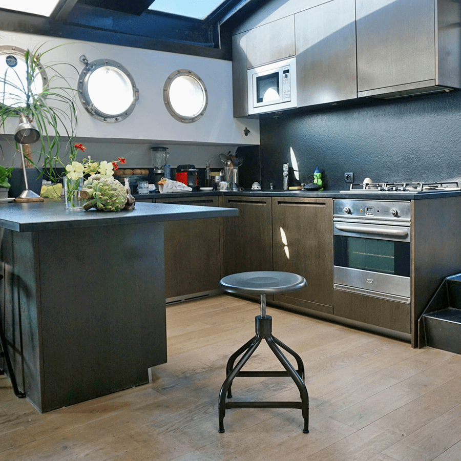 CHAISES NICOLLE TALL ADJUSTABLE SWIVEL STOOL WOOD - DYKE & DEAN