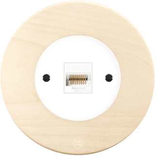 CLASSIC BEECHWOOD CAT WHITE SOCKET - DYKE & DEAN