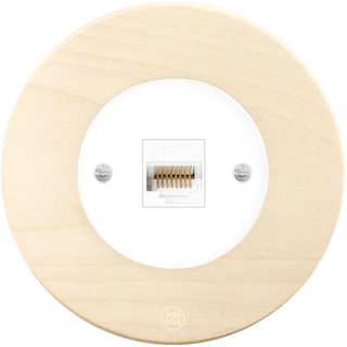 CLASSIC BEECHWOOD CAT WHITE SOCKET - DYKE & DEAN