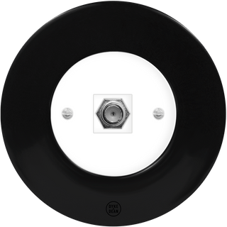 CLASSIC PORCELAIN SAT DOMINO SOCKET - DYKE & DEAN