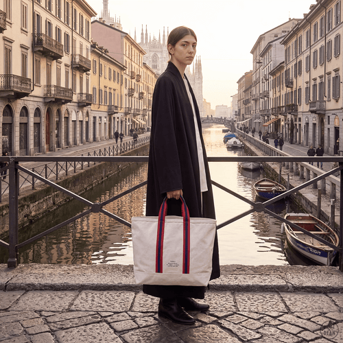 COLLEGE MARKET TOTE BAG - DYKE & DEAN