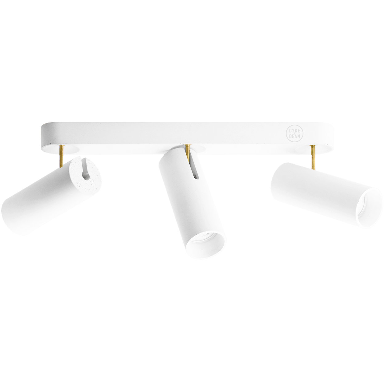 CONCRETE ADJUSTABLE 3 CEILING SPOT LIGHT - DYKE & DEAN