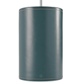 CUERO CYLINDER LEATHER PENDANT LIGHT OCEAN BLUE - DYKE & DEAN
