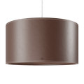 CUERO DRUM LEATHER PENDANT LIGHT CHOCOLATE - DYKE & DEAN