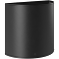 CUERO LEATHER E27 WALL LIGHT LARGE BLACK - DYKE & DEAN