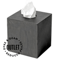 DARK OAK TISSUE BOX OUTLET - DYKE & DEAN