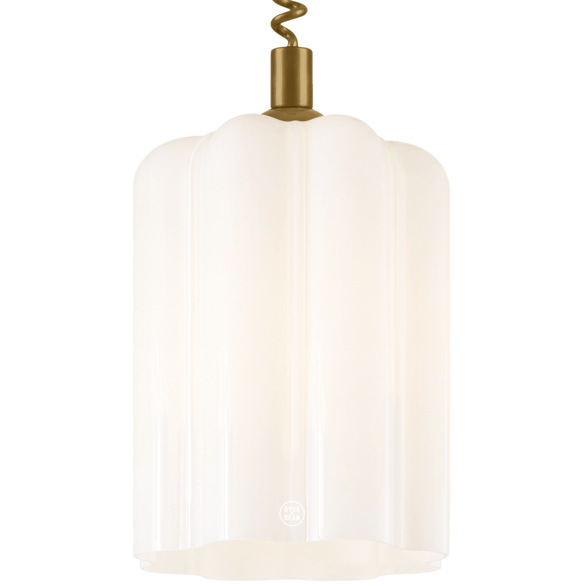 DECO OPALINE RETRACTABLE CORD LIGHT - DYKE & DEAN