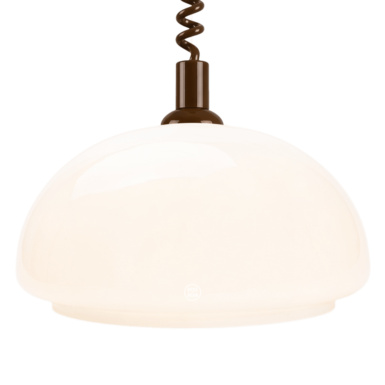 DOME OPALINE RETRACTABLE CORD LIGHT MEDIUM - DYKE & DEAN