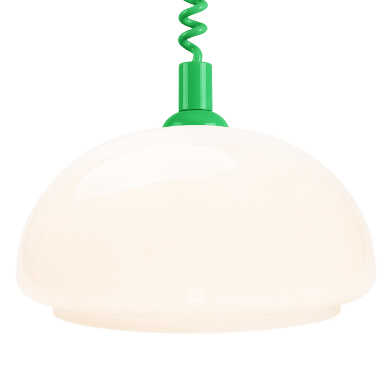 DOME OPALINE RETRACTABLE CORD LIGHT MEDIUM - DYKE & DEAN