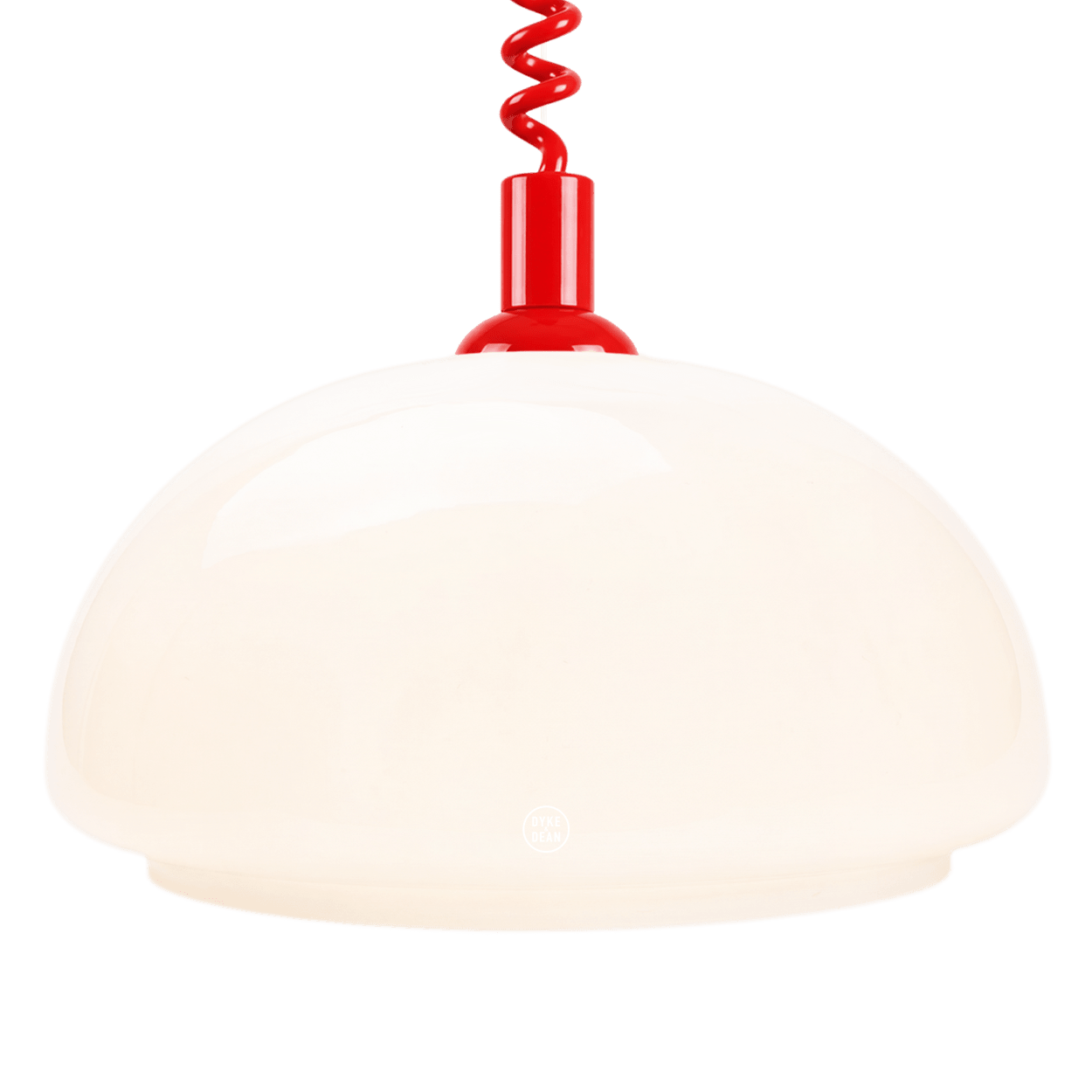 DOME OPALINE RETRACTABLE CORD LIGHT MEDIUM - DYKE & DEAN