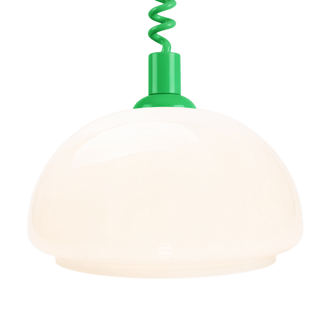 DOME OPALINE RETRACTABLE CORD LIGHT SMALL - DYKE & DEAN